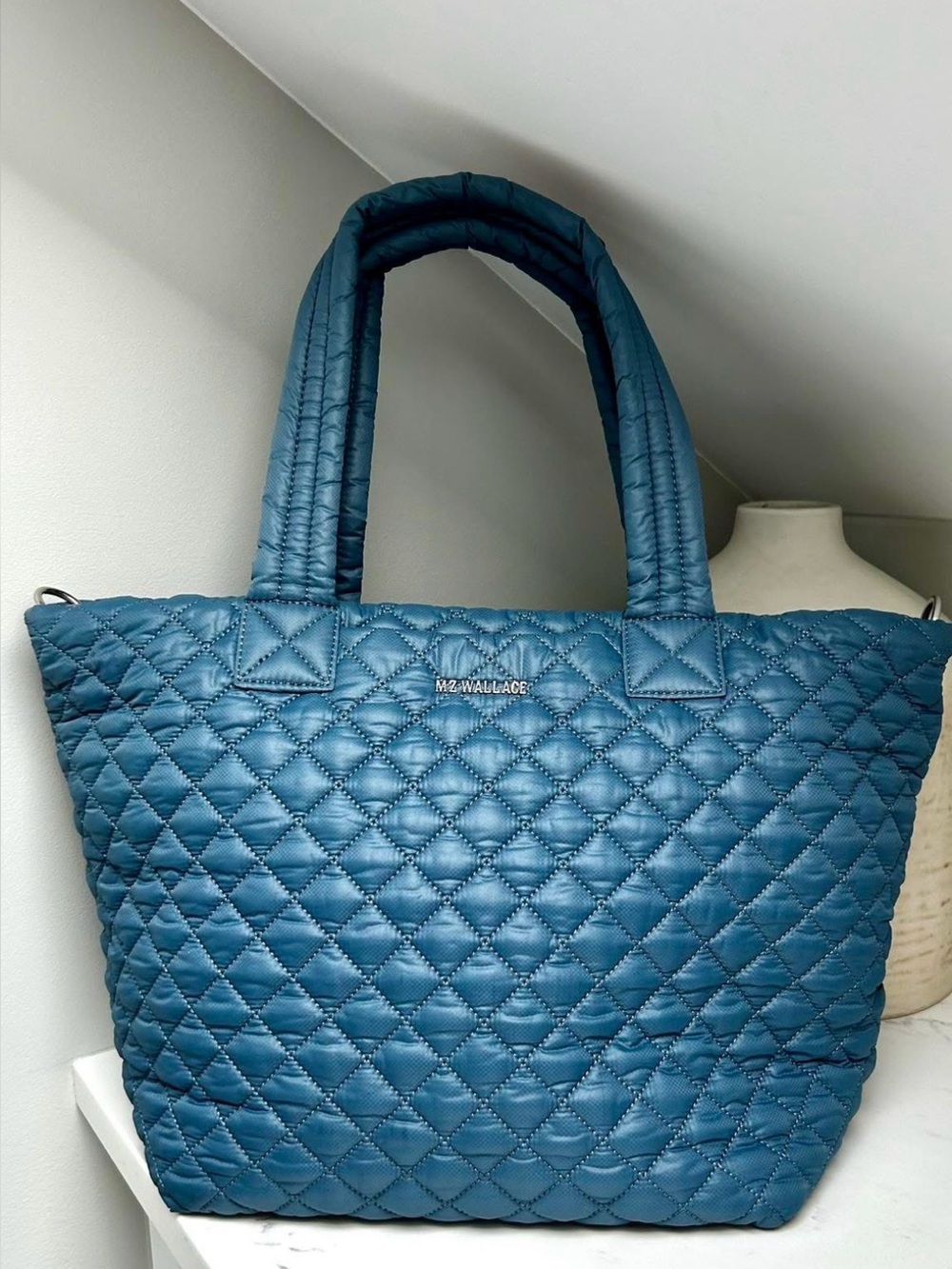 MZ Wallace Medium Metro Tote Deluxe in Denim